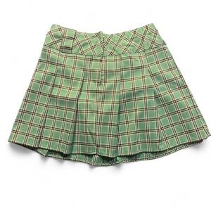 Wild Fable Green Plaid Skater Skirt